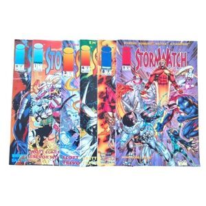 Stormwatch Comics Lot of 6 Editions #'s 0 1 2 4 8 and 9 1993
